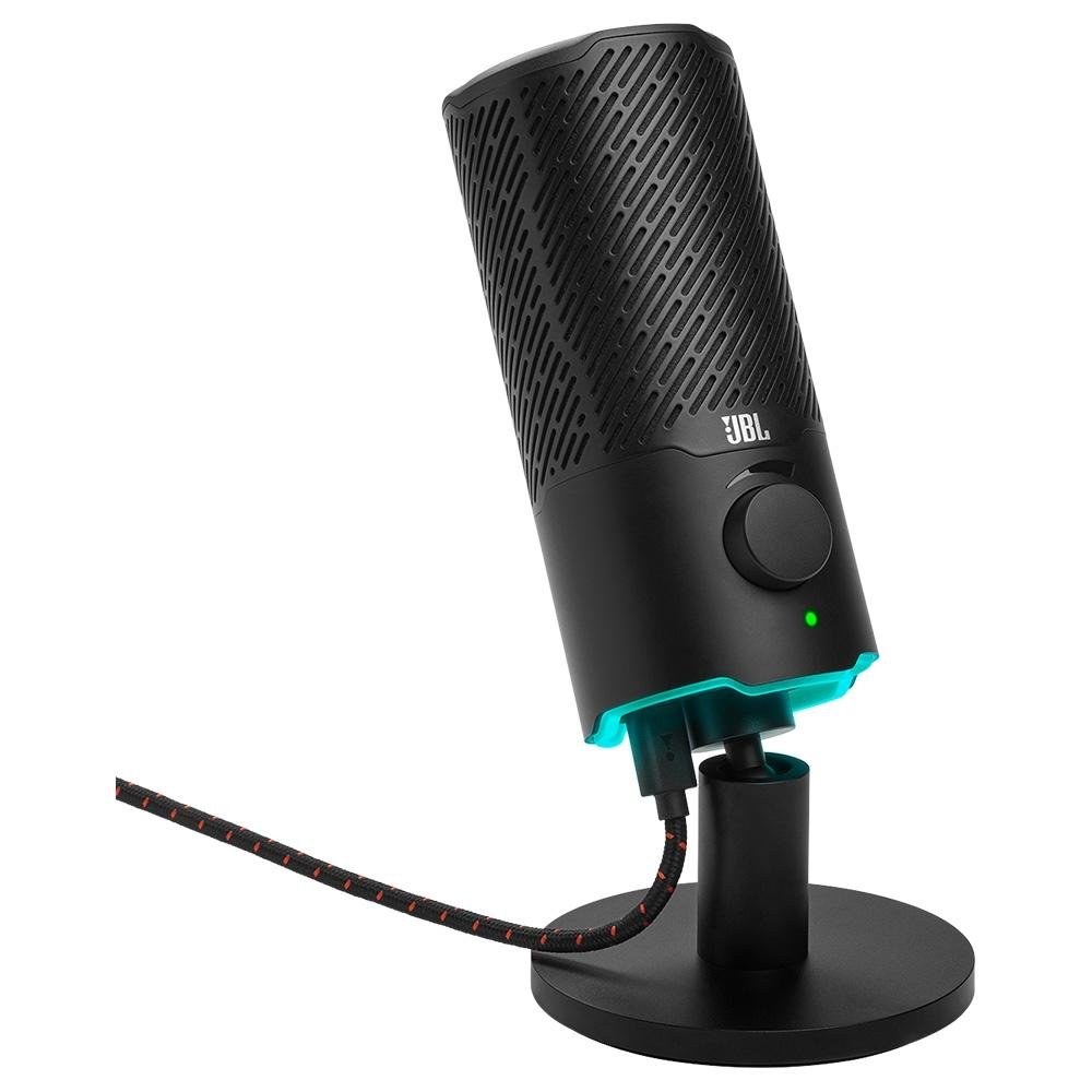 Microfone Quantum Stream JBL Podcast, USB, RGB, Otimizado pra PC/MAC/PS5/PS4/Nintendo Switch, Montagem Universal, Metálico - JBLQSTREAMBLK - view 10