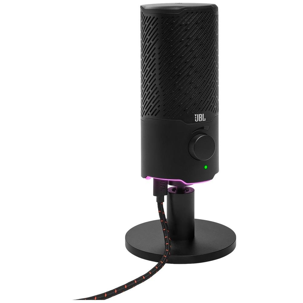 Microfone Quantum Stream JBL Podcast, USB, RGB, Otimizado pra PC/MAC/PS5/PS4/Nintendo Switch, Montagem Universal, Metálico - JBLQSTREAMBLK - view 12
