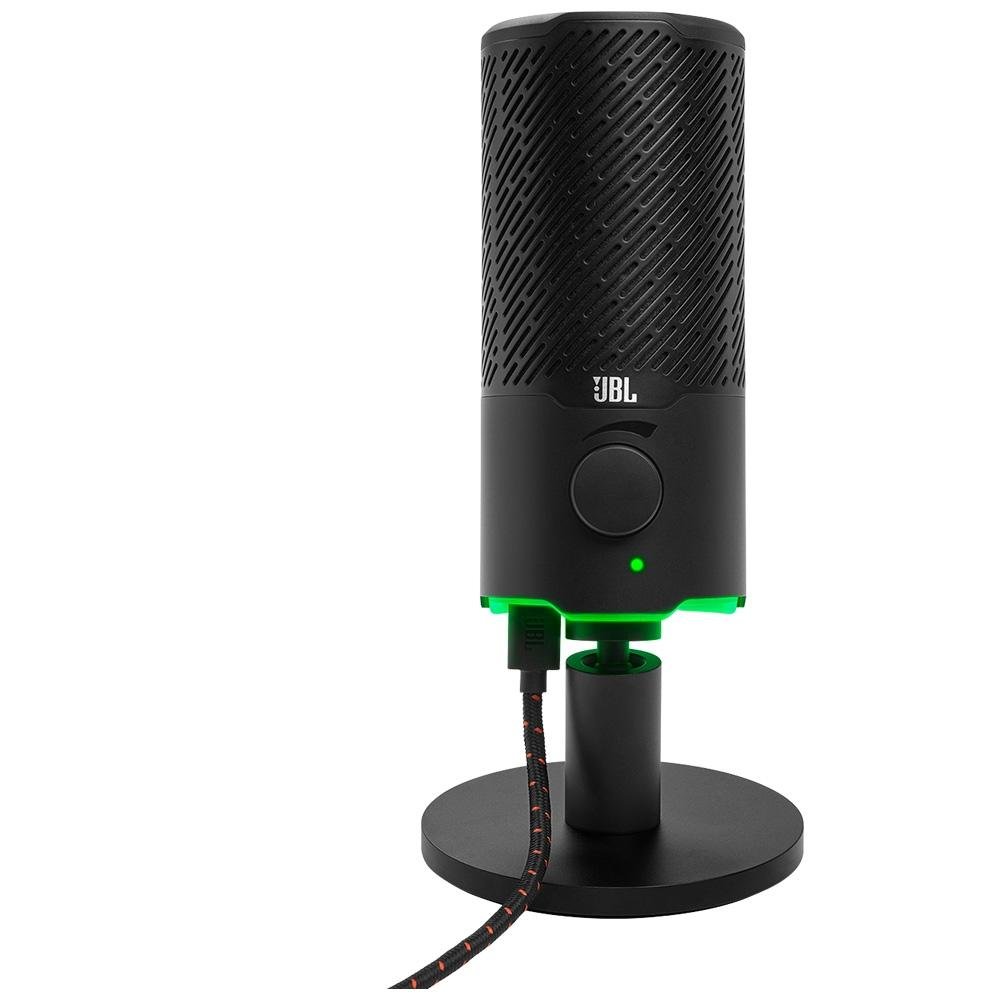 Microfone Quantum Stream JBL Podcast, USB, RGB, Otimizado pra PC/MAC/PS5/PS4/Nintendo Switch, Montagem Universal, Metálico - JBLQSTREAMBLK - view 13