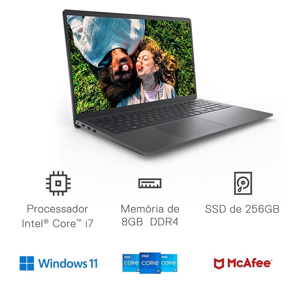【DELL】Inspiron i7 SSD256GB 8GB 大型 ノートPC Notebook Dell Inspiron - Intel Core i7 11ª Geração, 8GB, SSD 256GB