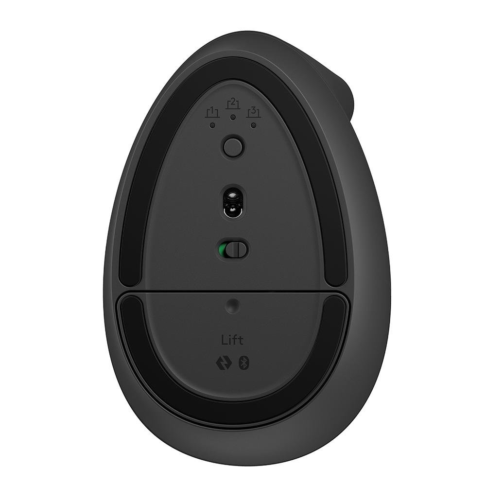 Mouse Sem Fio ( Balão.info) Lift, 4000 DPI, 6 Botões, Bluetooth, Ergonômico, USB, Grafite - 910-( Balão.info - foto 6