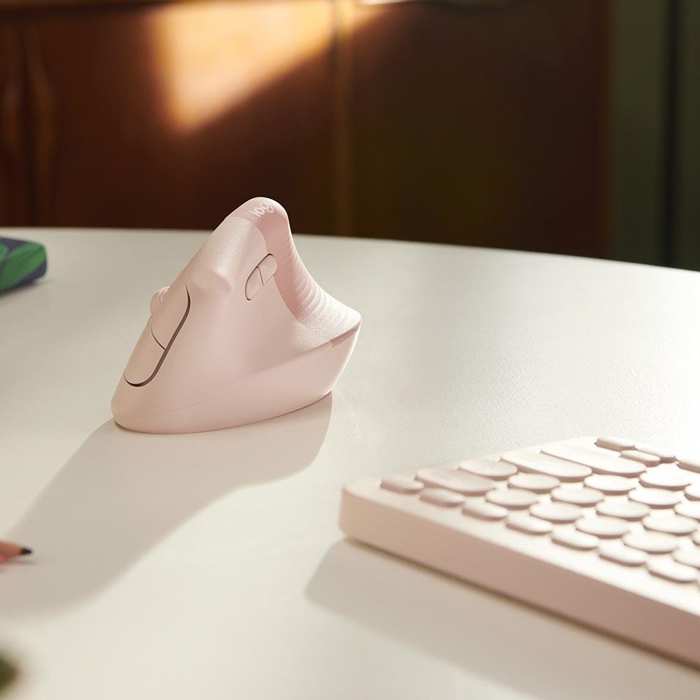Mouse Sem Fio ( Balão.info) Lift, 4000 DPI, 6 Botões, Bluetooth, Ergonômico, USB, Rose - 910-( Balão.info - foto 9