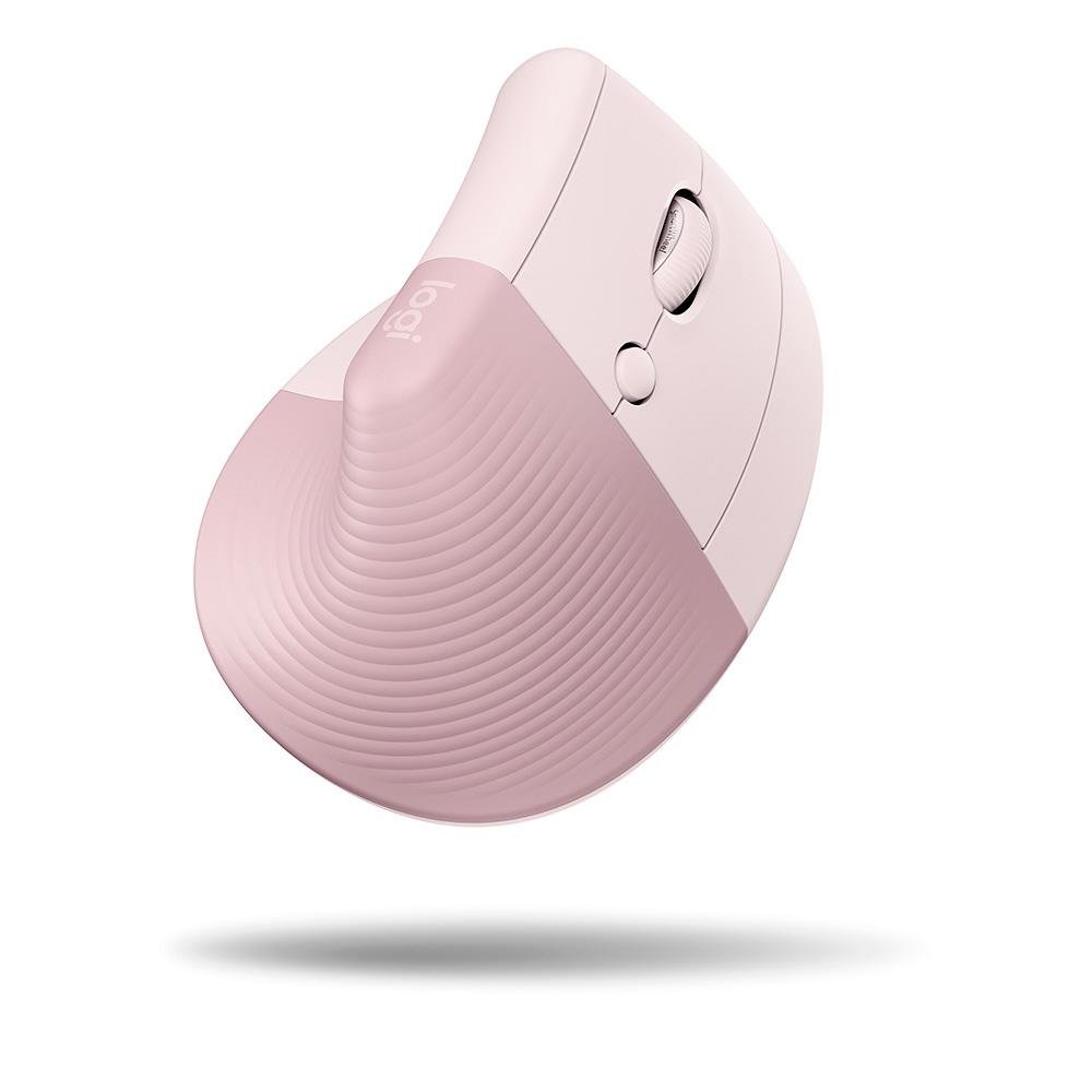 Mouse Sem Fio ( Balão.info) Lift, 4000 DPI, 6 Botões, Bluetooth, Ergonômico, USB, Rose - 910-( Balão.info - foto 5