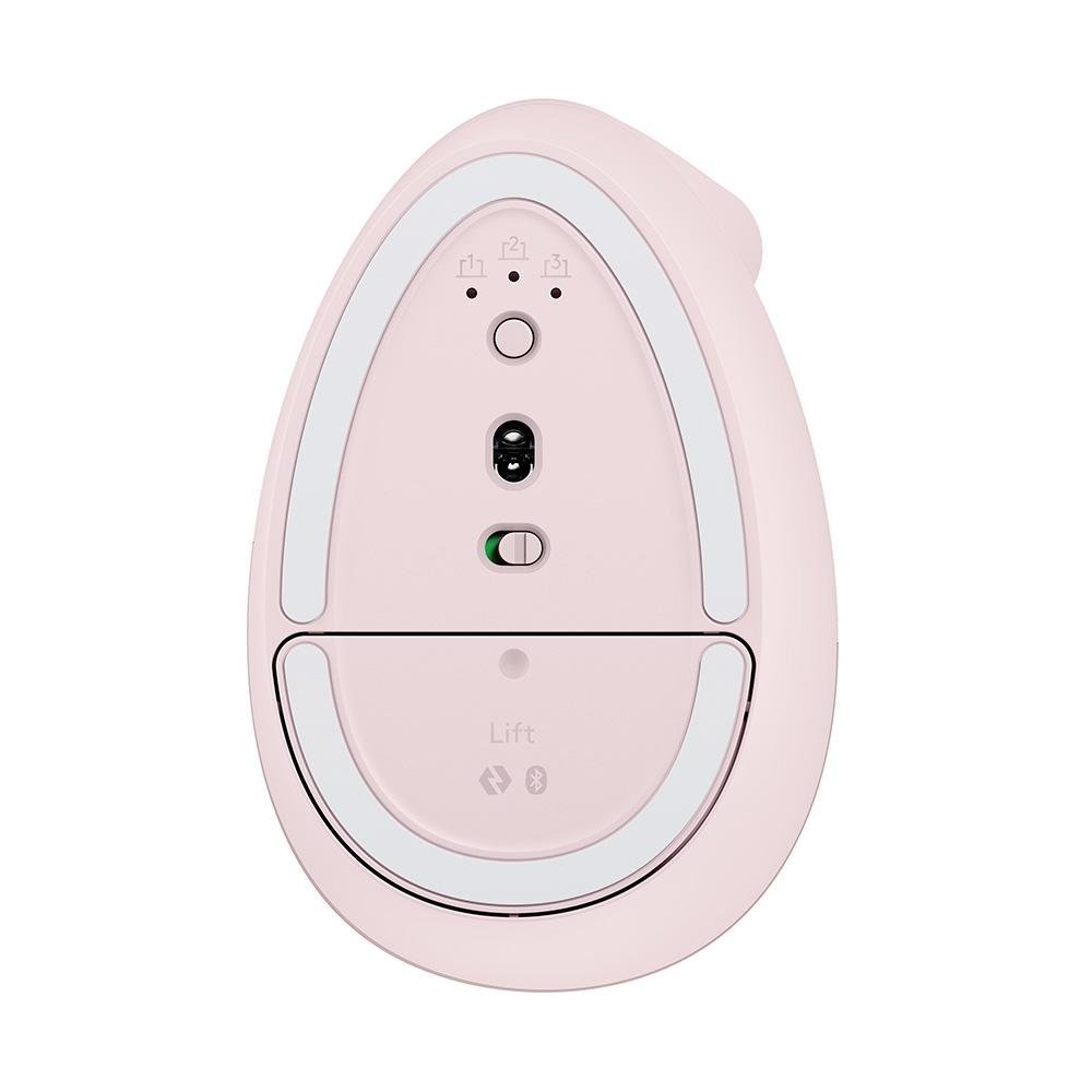 Mouse Sem Fio ( Balão.info) Lift, 4000 DPI, 6 Botões, Bluetooth, Ergonômico, USB, Rose - 910-( Balão.info - foto 4