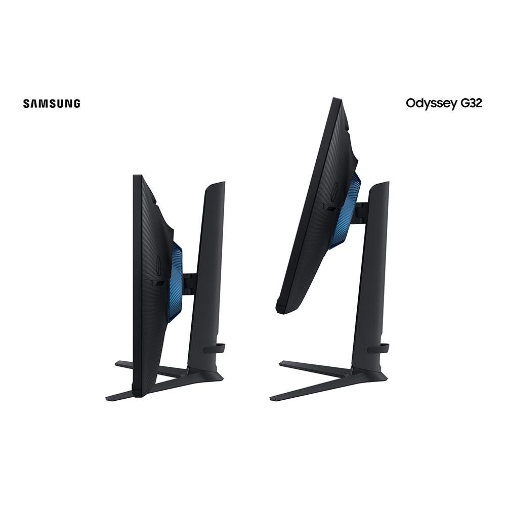 Imagem 6 de 7 do produto Monitor Gamer Samsung Odyssey G32 27", 165Hz, Full HD, 1ms, DisplayPort e HDMI, FreeSync Premium, Ajuste de Altura, Preto - LS27AG320NLXZD