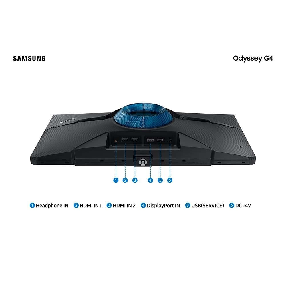 Imagem 4 de 6 do produto Monitor Gamer Samsung Odyssey G4 27 Full HD, IPS, 240 Hz, 1ms, HDMI/DisplayPort, FreeSync Premium, HDR 10, 99% sRGB, VESA - LS27BG400ELXZD