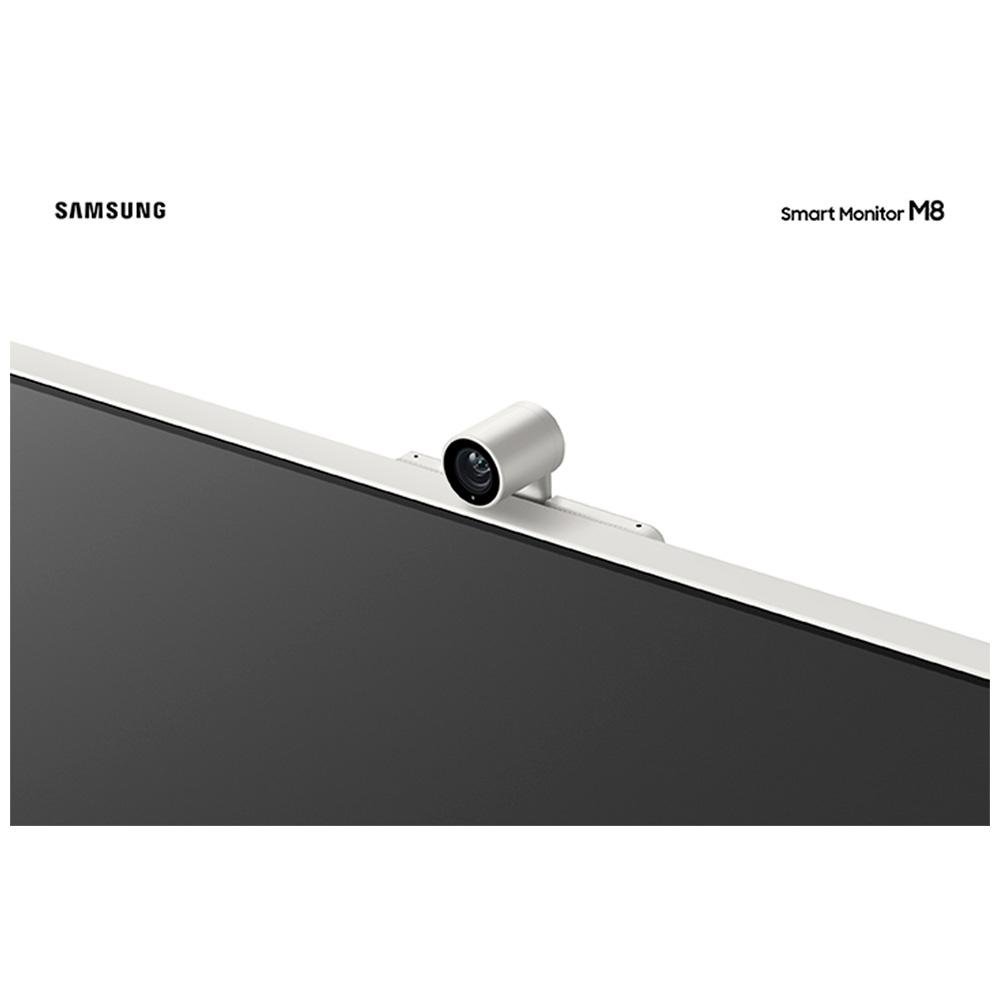 Imagem 11 de 14 do produto Monitor Smart Samsung M8 32" IPS 4K UHD, HDR 10, HDMI/USB-C, Tizen, WebCam, Bluetooth, WiFi, AirPlay 2, VESA, Branco - LS32BM801ULXZD