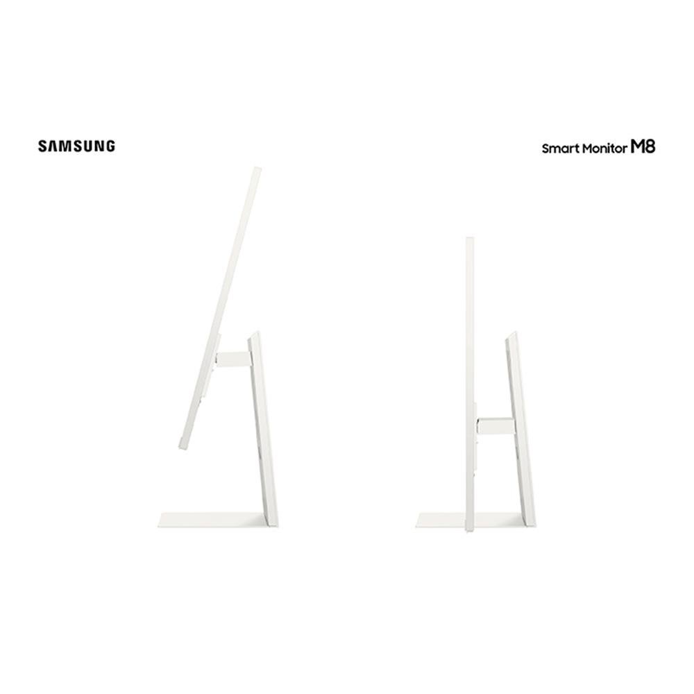 Imagem 9 de 14 do produto Monitor Smart Samsung M8 32" IPS 4K UHD, HDR 10, HDMI/USB-C, Tizen, WebCam, Bluetooth, WiFi, AirPlay 2, VESA, Branco - LS32BM801ULXZD
