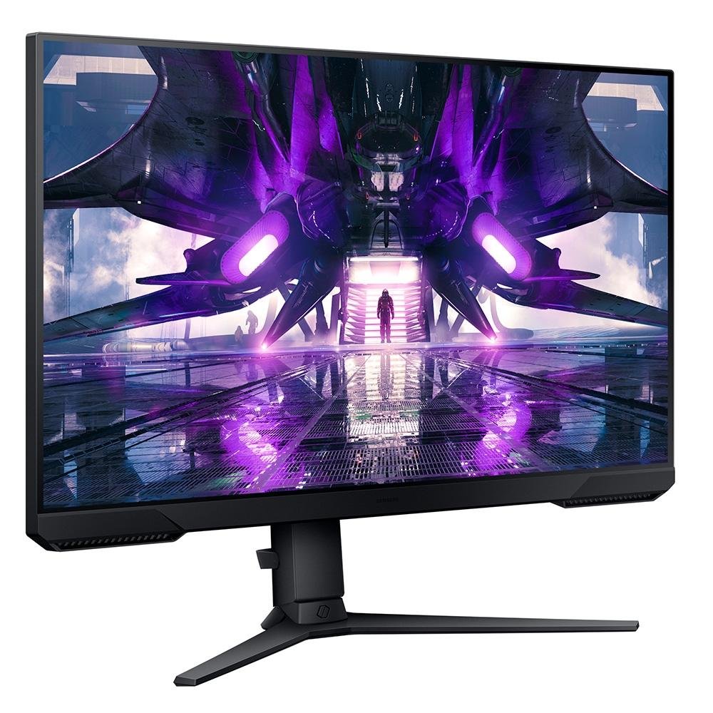 Monitor Gamer Samsung Odyssey G3 24"Full HD LED, 165Hz, 1ms, HDMI e DP, FreeSync Premium, Ajuste de Altura, Preto - LS24AG320NLXZD Monitor Gamer Samsung Odyssey G3 24"Full HD LED, 165Hz, 1ms, HDMI e DP, FreeSync Premium, Ajuste de Altura, Preto - LS24AG320NLXZD