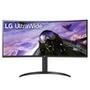 Monitor Gamer LG ultra gear 34 LED Ultra Wide Curvo, 160 Hz, QHD, 1ms, HDMI/DisplayPort, 99% sRGB, FreeSync Premium, HDR 10, VESA, Preto - 34WP65C-B