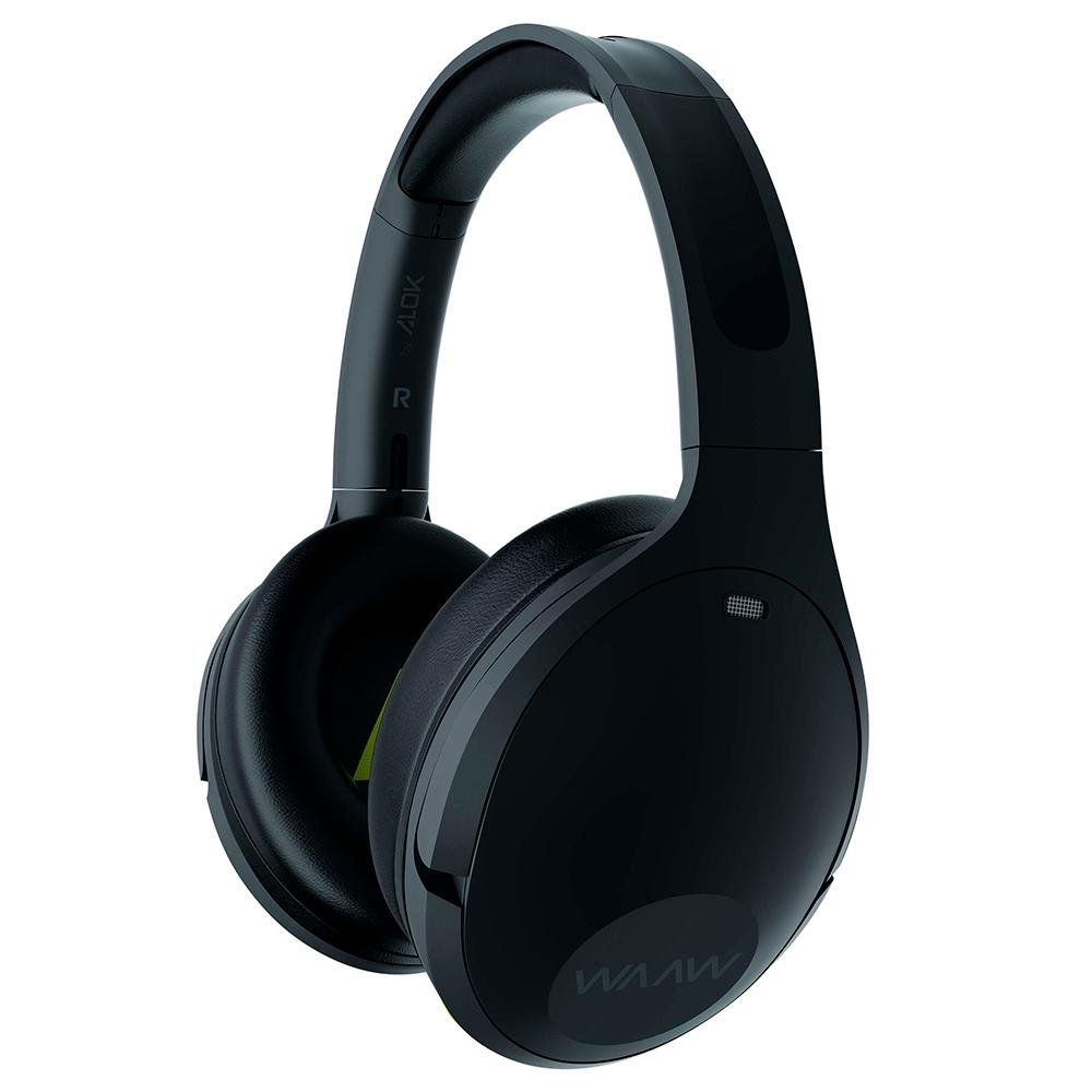 Imagem 17 de 19 do produto Fone de Ouvido WAAW by Alok Sense 300HBNC, Bluetooth, Cancelamento de Ruído Ativo, Microfone Integrado, Preto - WAAW0013