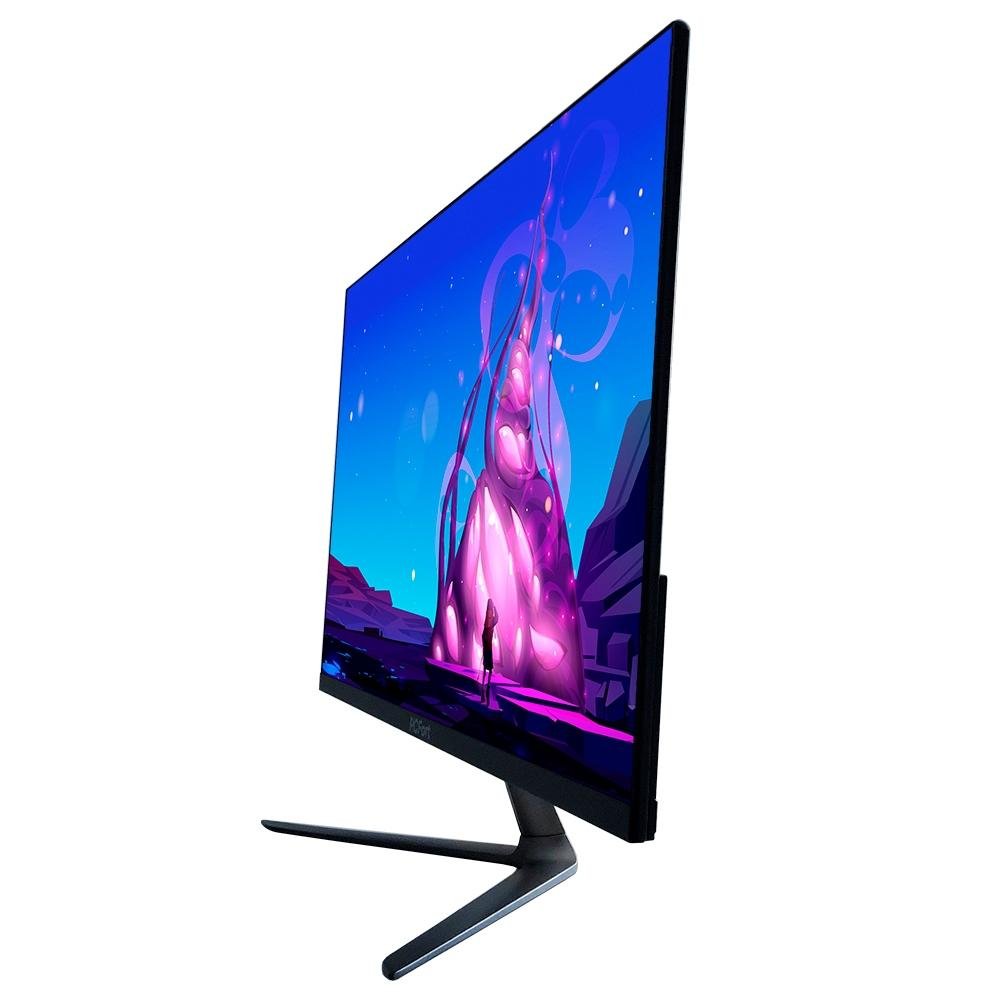 Imagem 3 de 6 do produto Monitor Gamer PCFort 23.8", Full HD, 165Hz, 1ms, FreeSync, DisplayPort e HDMI, Preto e Prata - H238F165