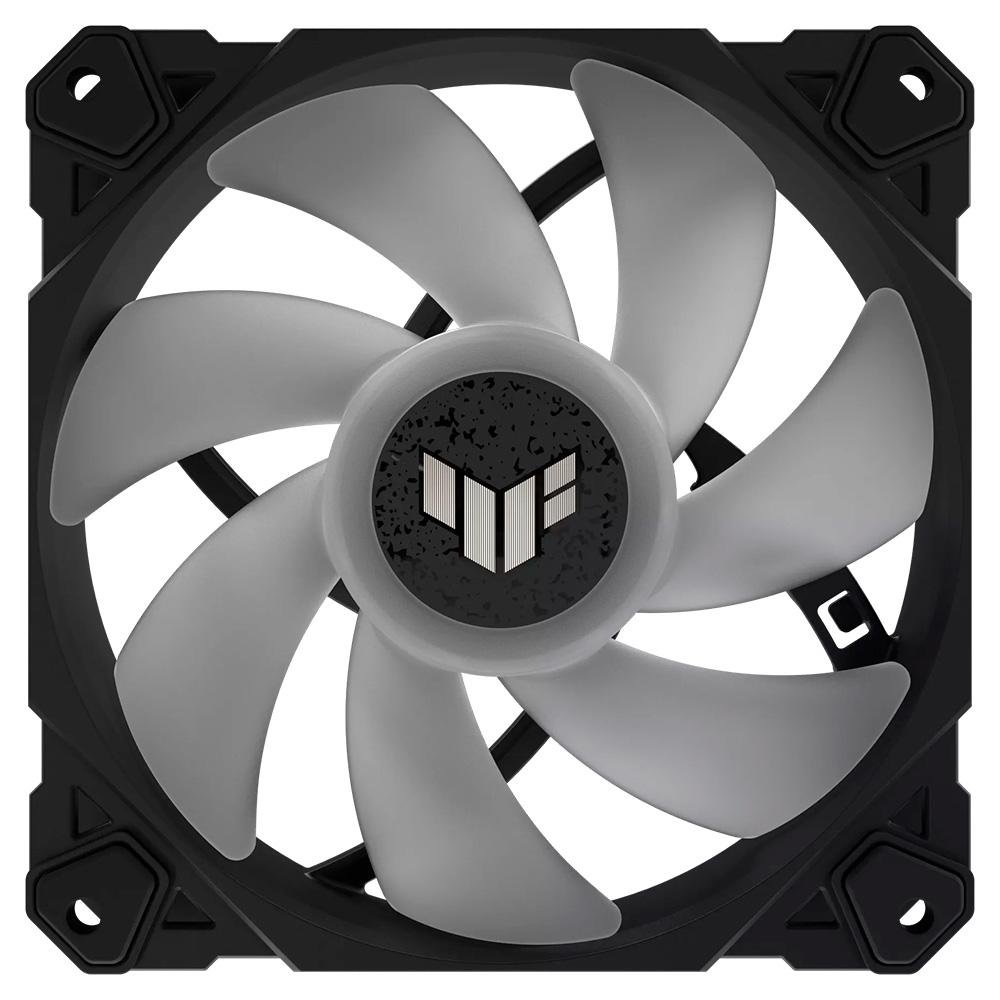 Imagem 6 de 18 do produto Kit com 3 Ventoinhas ASUS TUF Gaming TF120, 120mm, Led ARGB, Preto - 90DA0030-B00030