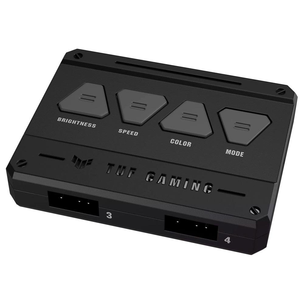Imagem 8 de 18 do produto Kit com 3 Ventoinhas ASUS TUF Gaming TF120, 120mm, Led ARGB, Preto - 90DA0030-B00030