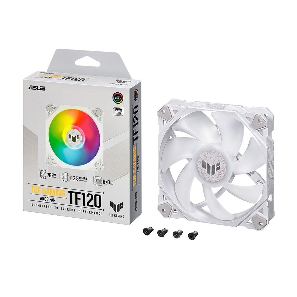 Imagem 13 de 13 do produto Ventoinha Asus TUF Gaming TF120, 120mm, ARGB, Preto - 90DA0030-B00000
