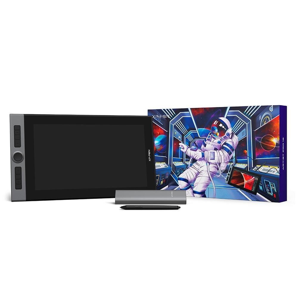 Imagem 4 de 6 do produto Mesa Digitalizadora XP-Pen, 16, com Caneta X3 Elite Plus, 5080LP, Full HD, USB-C, Preto - ARTIST PRO 16_ JP