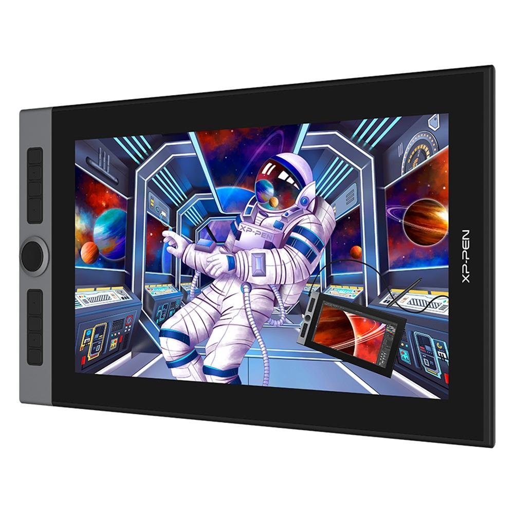 Imagem 3 de 6 do produto Mesa Digitalizadora XP-Pen, 16, com Caneta X3 Elite Plus, 5080LP, Full HD, USB-C, Preto - ARTIST PRO 16_ JP