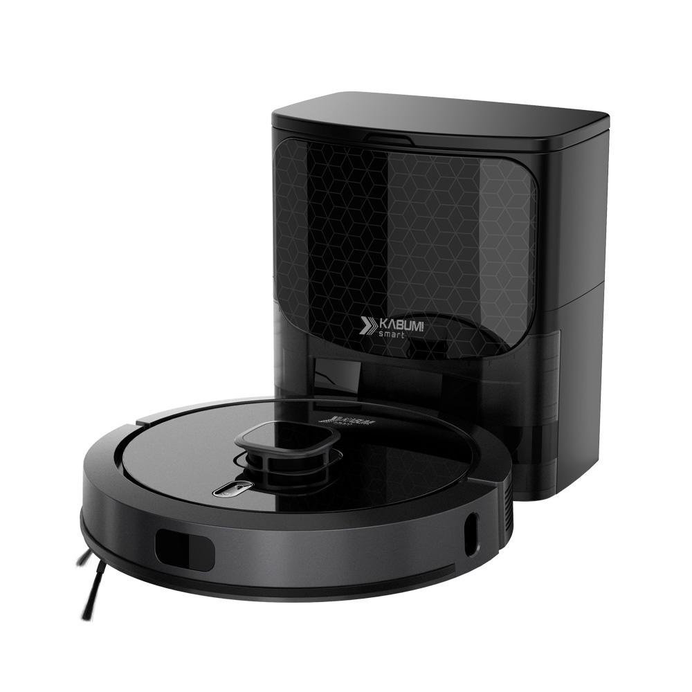 Robô Aspirador e Passa Pano KABUM! smart 900 - 5 Modos de Limpeza, Base 2 em 1, Mapeamento 3D - 220v - Preto - KBSF010 Robô Aspirador e Passa Pano KABUM! smart 900 - 5 Modos de Limpeza, Base 2 em 1, Mapeamento 3D - 220v - Preto - KBSF010