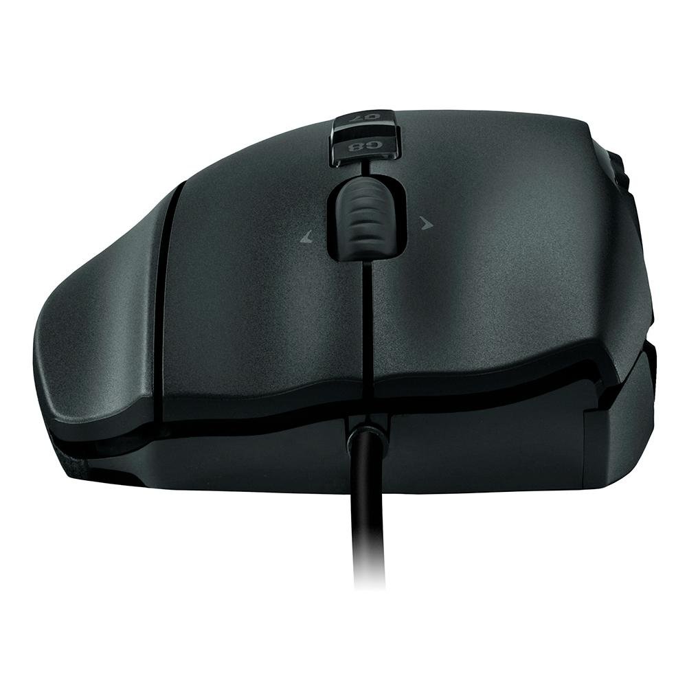 Mouse Gamer MMO Logitech G600 com RGB LIGHTSYNC, 20 Botões Programáveis e Até 8.200 DPI - 910-003879