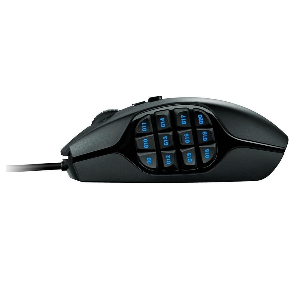 Mouse Gamer MMO Logitech G600 com RGB LIGHTSYNC, 20 Botões