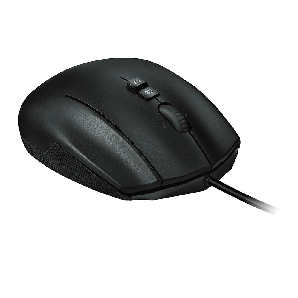 Mouse Gamer MMO Logitech G600 com RGB LIGHTSYNC, 20 Botões Programáveis e Até 8.200 DPI - 910-003879