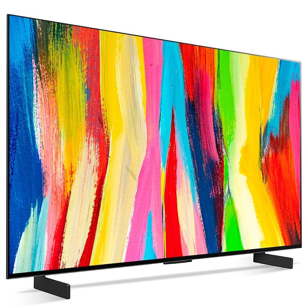 Imagem 4 de 8 do produto Smart TV LG 42 Polegadas OLED 4K Evo, 4 HDMI, 3 USB, NVIDIA GeForce Now, G-Sync, FreeSync, ThinQ Google, Alexa, Preto - OLED42C2PSA