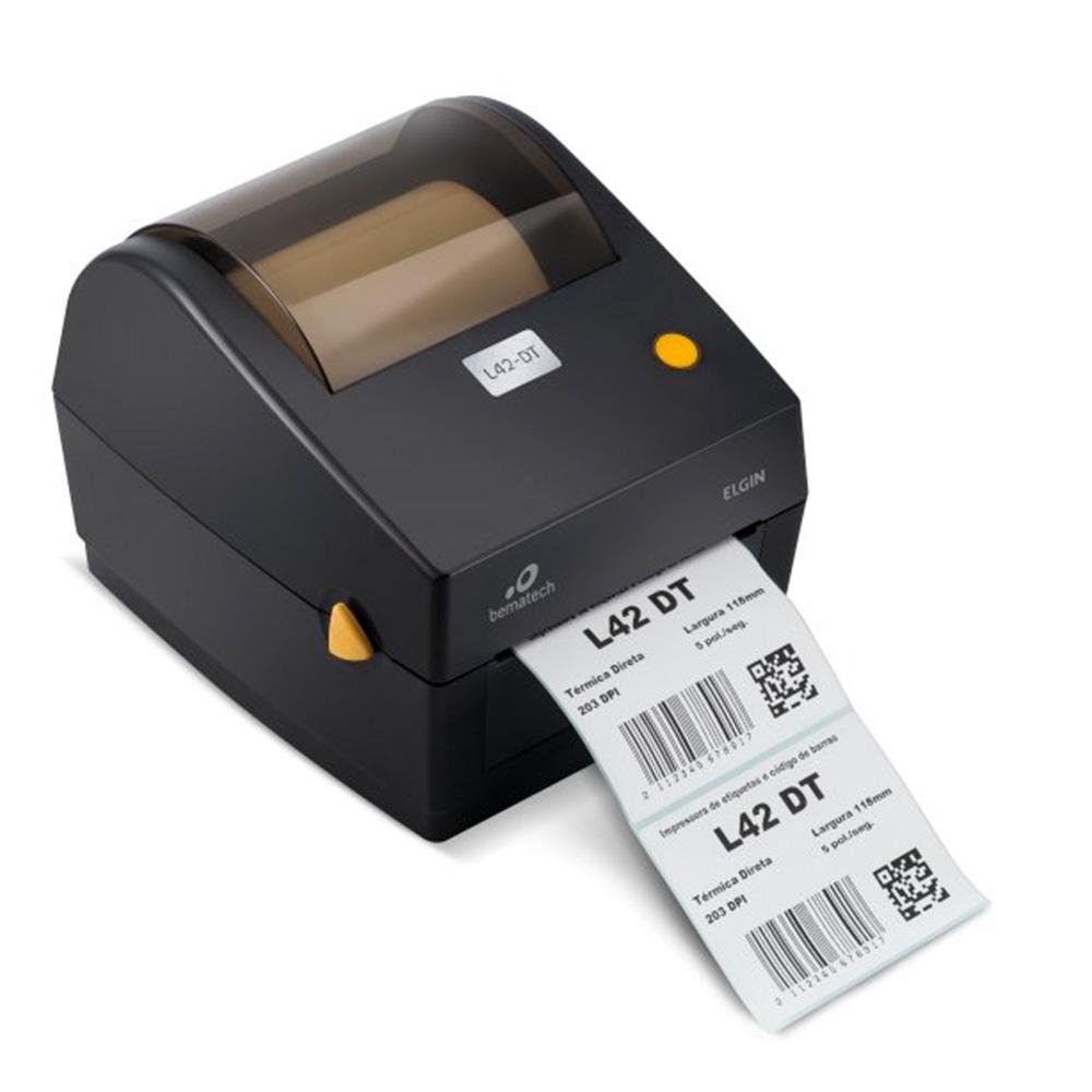 Impressora de Etiquetas Térmica Direta L42DT, 203 DPI, USB, Preto ...