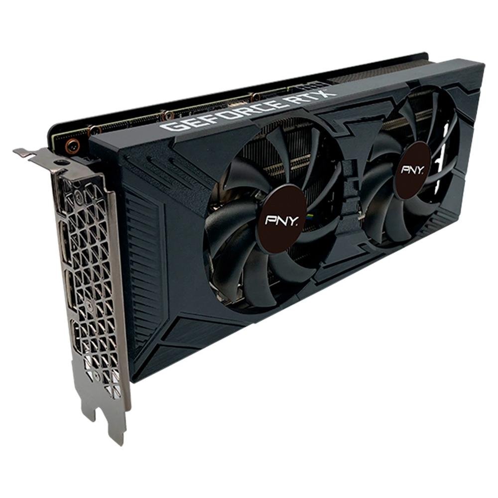Placa de Video RTX 3050 PNY NVIDIA GeForce, 8GB UPRISING Dual Fan - VCG30508DFMPB