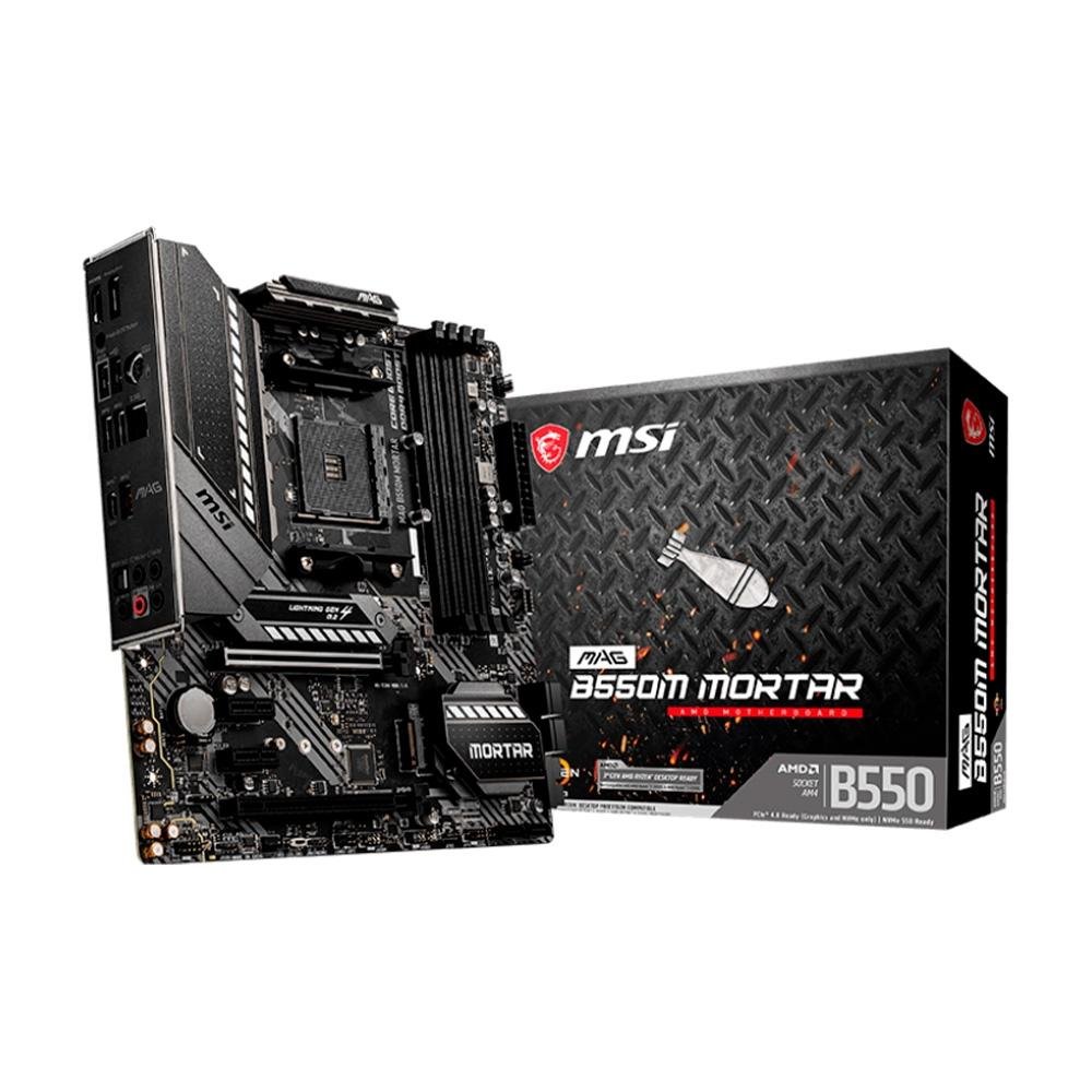 Placa-Mãe MSI MAG B550M MORTAR | KaBuM!