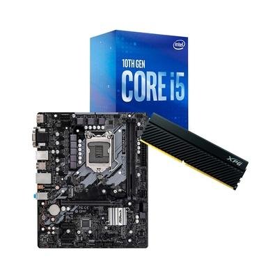 Kit Processador Intel Core i5-10400 + Placa Mãe ASRock B560M-HDV 