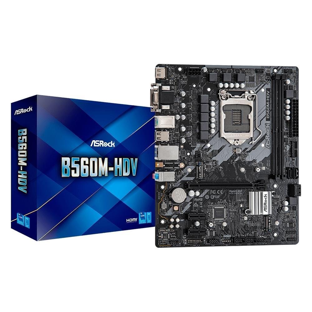Kit Processador Intel Core i5-10400 + Placa Mãe ASRock B560M-HDV, Intel LGA1200, Micro ATX, DDR4 + Memória XPG Gammix D45, 8GB, 3200MHz, DDR4 | KaBuM! Kit Processador Intel Core i5-10400 + Placa Mãe ASRock B560M-HDV, Intel LGA1200, Micro ATX, DDR4 + Memória XPG Gammix D45, 8GB, 3200MHz, DDR4 | KaBuM!