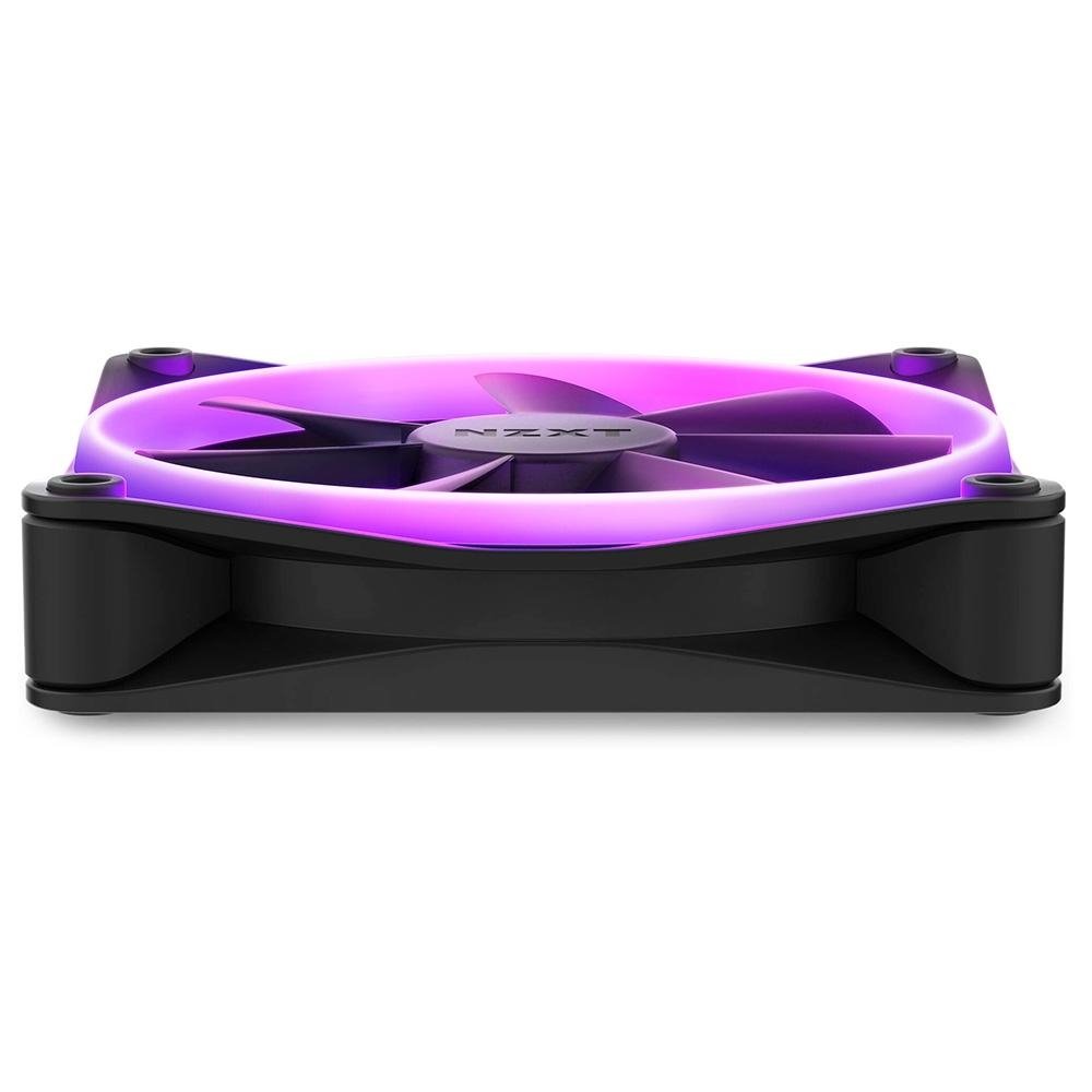 Imagem 3 de 5 do produto Ventoinha NZXT, 140mm, RGB, Preto - RF-R14SF-B1