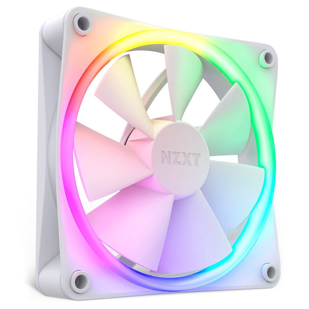 Imagem 2 de 6 do produto Kit Com 3 Ventoinhas NZXT, 120mm, RGB, Branco - RF-R12TF-W1