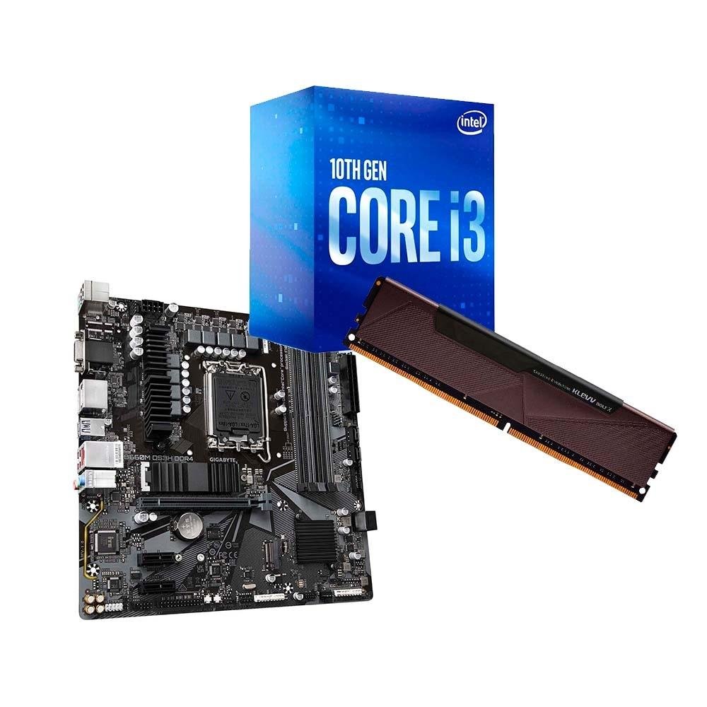 商品画像：CORE i3 10100F + H410M-HDV/M2 + ATX電源セット PCパーツ 4