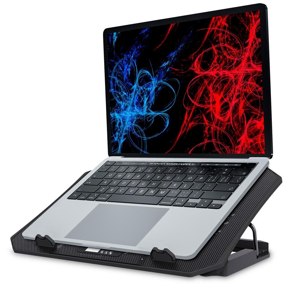 Suporte para Notebook Maxprint Popmax Light, 5 Ajustes, 2x Fans, 2x USB, Até 15.6, Preto - ( Balão.info - foto 5