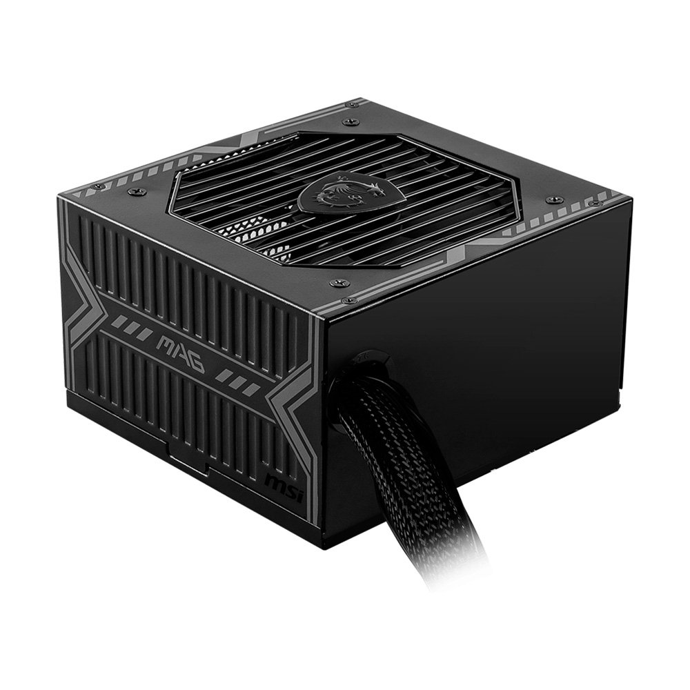 Fonte MSI MAG A650BN, 650W, 80 Plus Bronze, PFC Ativo, Com Cabo, Preto - 306-7ZP2B22-CE0 Fonte MSI MAG A650BN, 650W, 80 Plus Bronze, PFC Ativo, Com Cabo, Preto - 306-7ZP2B22-CE0