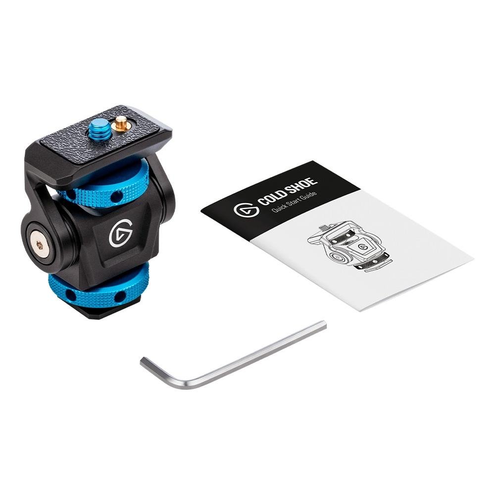 Suporte Premium para Equipamento Audiovisual Elgato Cold Shoe, Preto e Azul - 10AAR9901 - view 2