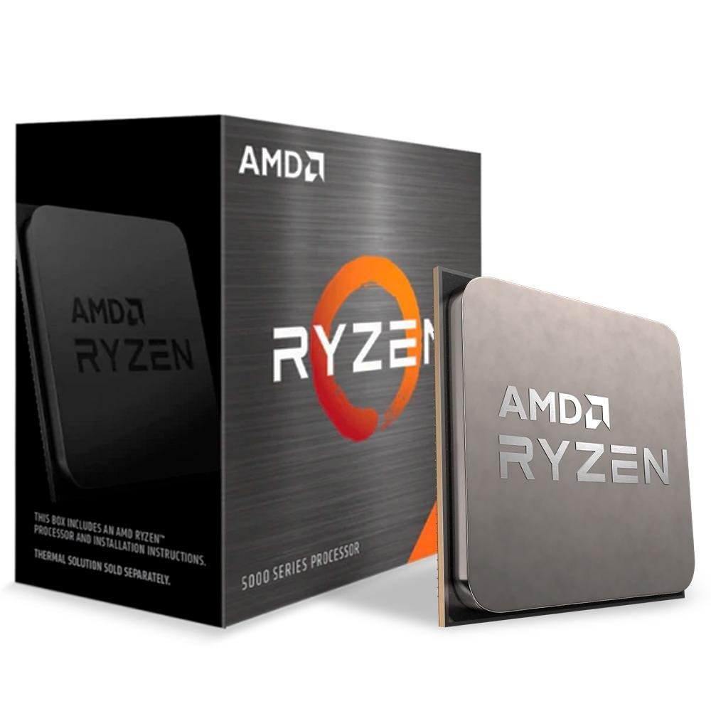 Kit Processador AMD Ryzen 7 5800X, Cache 36MB, 3.8GHz, Sem Kit Processador AMD Ryzen 7 5800X, Cache 36MB, 3.8GHz, Sem