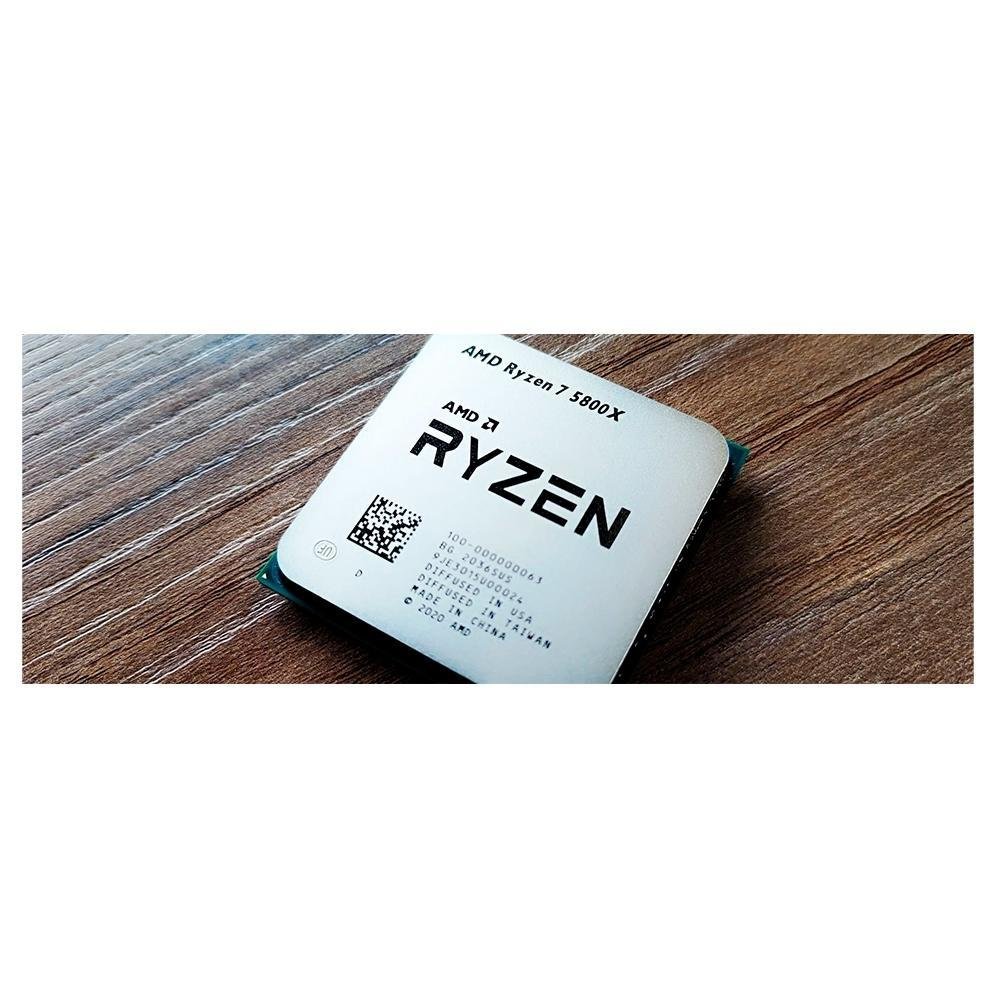 Kit Processador AMD Ryzen 7 5800X, Cache 36MB, 3.8GHz, Sem Vídeo +