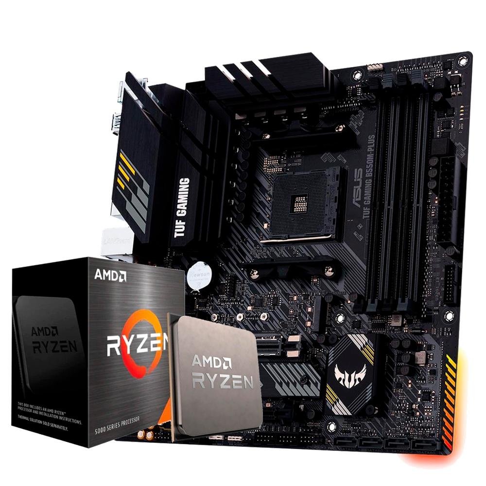 Kit Processador AMD Ryzen 7 5700X, Cache 36MB, 3.4GHz, Sem