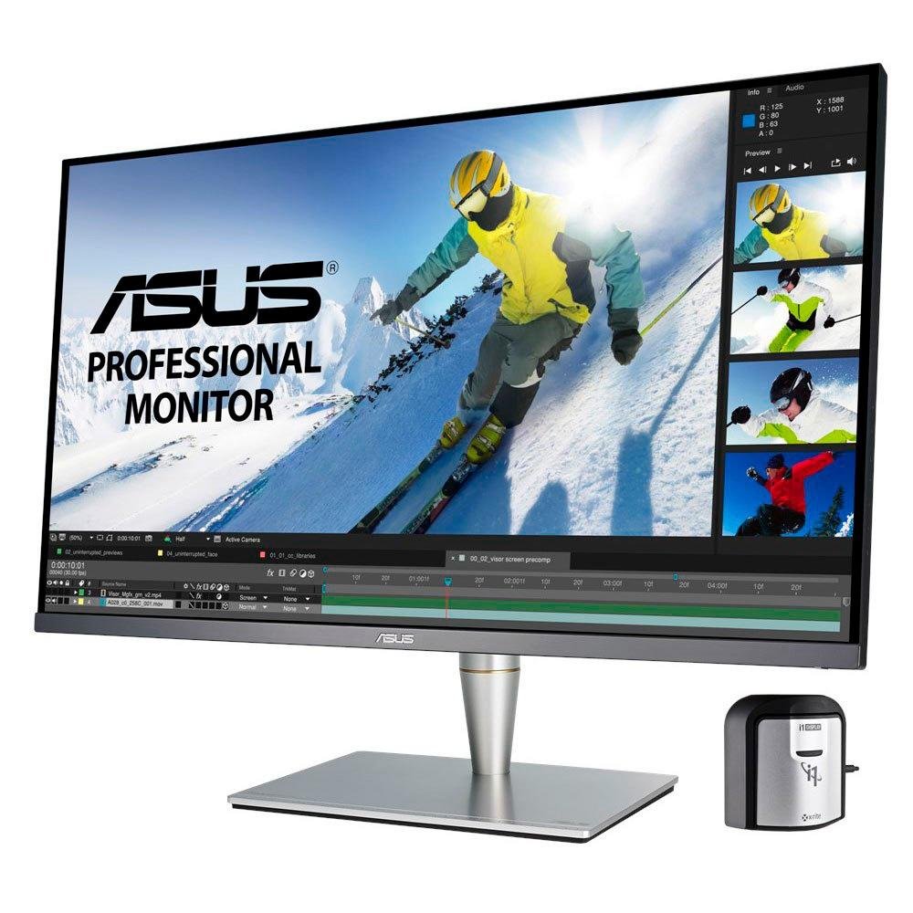 Monitor Profissional Asus ProArt 32" 4K UHD, DisplayPort, HDMI e USB-C, HDR 1400, 99% Adobe RGB, X-rite i1 Pro Calibrator - PA32UCG-K