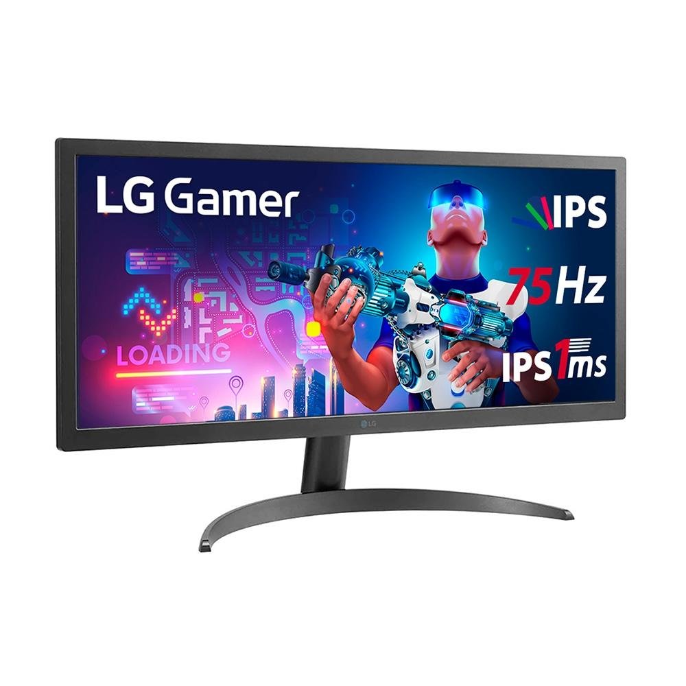 Imagem 9 de 14 do produto Monitor Office LG 26", FHD, UltraWide, 75Hz, 1ms, IPS, HDMI, FreeSync Premium, HDR10 - 26WQ500