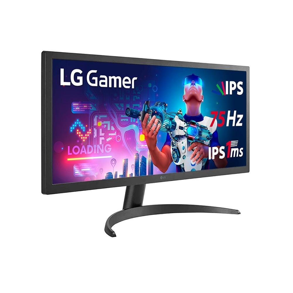 Imagem 10 de 14 do produto Monitor Office LG 26", FHD, UltraWide, 75Hz, 1ms, IPS, HDMI, FreeSync Premium, HDR10 - 26WQ500
