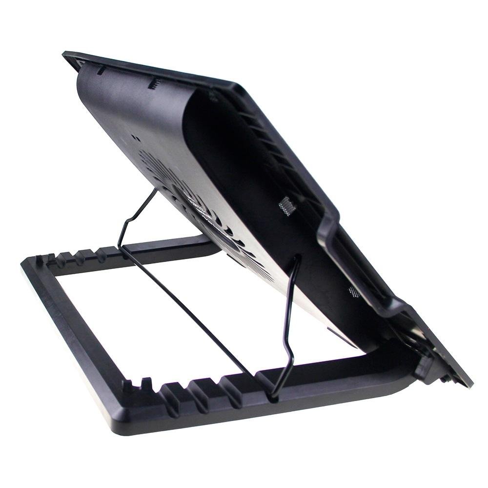 Imagem 4 de 7 do produto Base com Cooler para Notebook Rise Mode, Galaxy Black X6, LED - RM-CN-06-BB