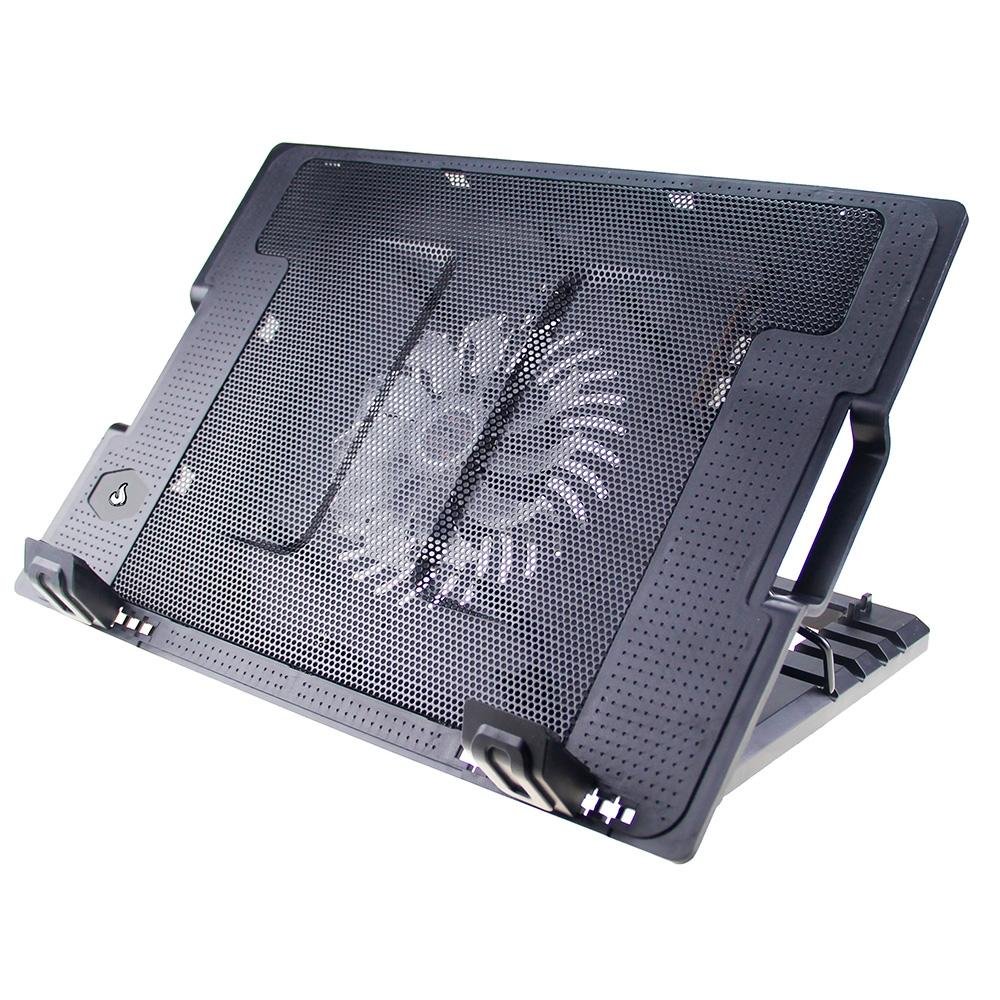 Imagem 3 de 7 do produto Base com Cooler para Notebook Rise Mode, Galaxy Black X6, LED - RM-CN-06-BB