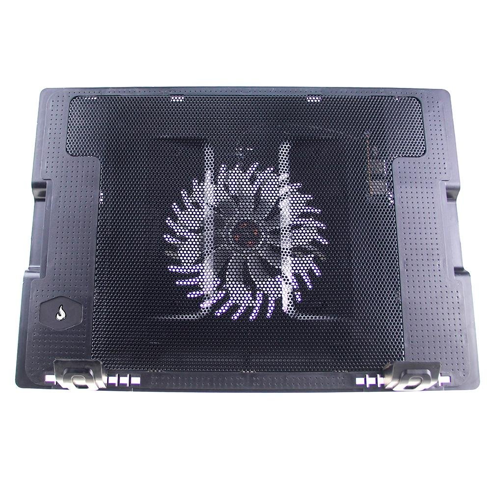 Imagem 2 de 7 do produto Base com Cooler para Notebook Rise Mode, Galaxy Black X6, LED - RM-CN-06-BB