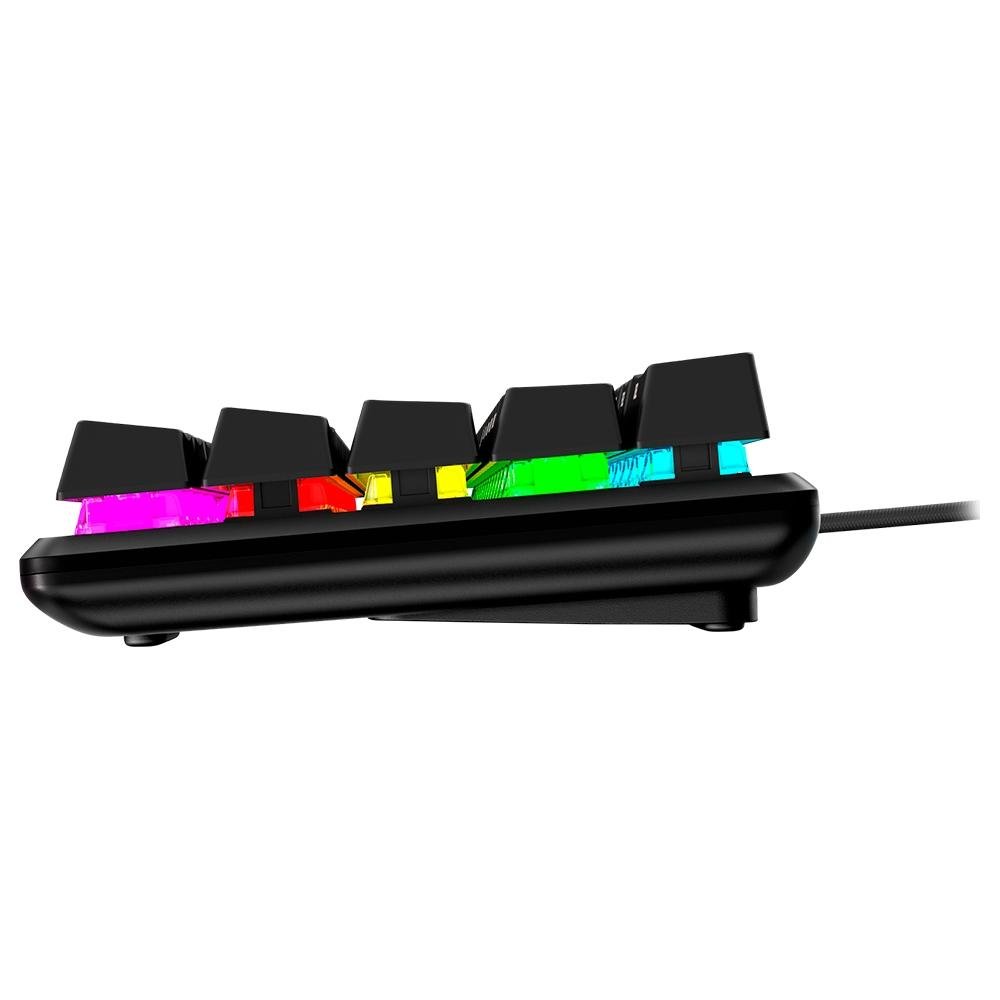 Imagem 5 de 6 do produto Teclado Mecânico Gamer HyperX HX 60 Alloy Origins AQU, Layout 60%, US, Preto - 56R61AA#ABA
