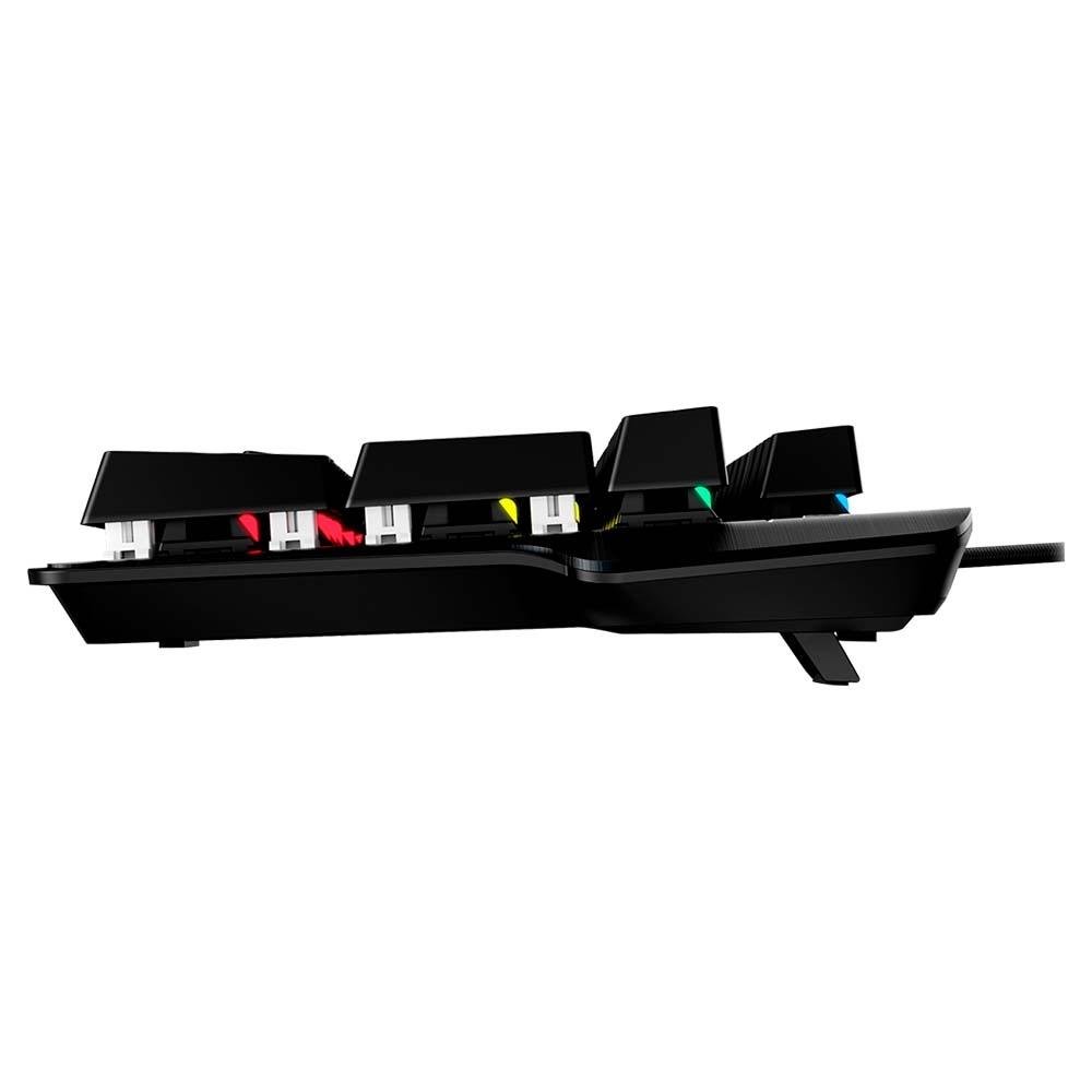 Teclado Mecânico Gamer HyperX Alloy MKW100, RGB, Switch Red, Full Size, US, Preto - 4P5E1AA#ABA Teclado Mecânico Gamer HyperX Alloy MKW100, RGB, Switch Red, Full Size, US, Preto - 4P5E1AA#ABA