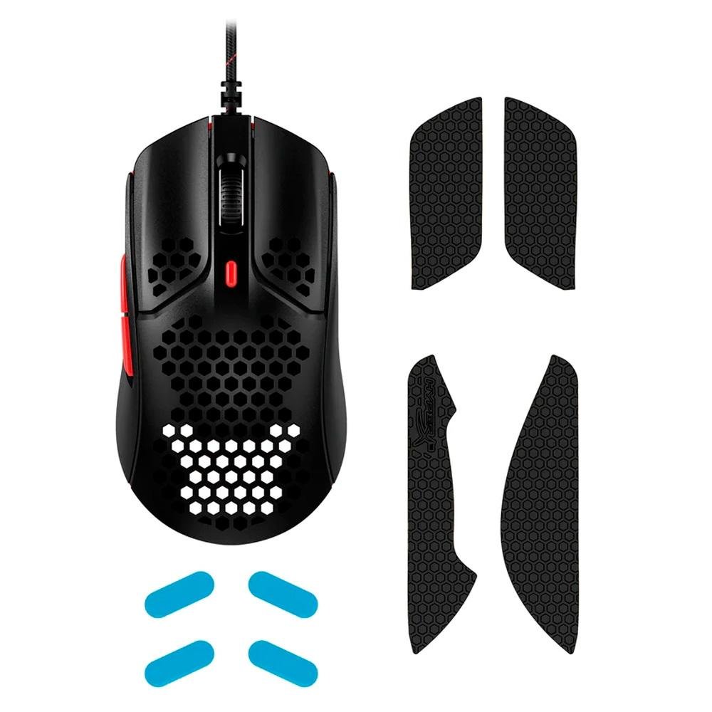 Imagem 4 de 5 do produto Mouse Gamer HyperX Pulsefire Haste RGB, 16000 DPI, BKRD - 4P5E3AA