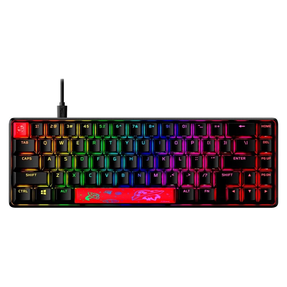 Teclado Mecânico Gamer HyperX Alloy Origins 65, Switch RED, Layout 65%, US, Preto - 4P5D6AA#ABA Teclado Mecânico Gamer HyperX Alloy Origins 65, Switch RED, Layout 65%, US, Preto - 4P5D6AA#ABA